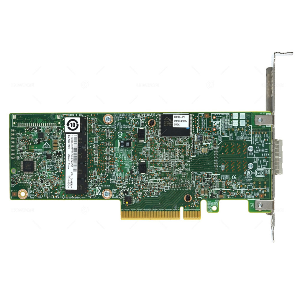 00AE939 IBM SERVERAID 9380-8E M5225 8-CH 2GB SAS 12G SATA 6G FOR IBM X3650 M5